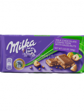 MILKA 100g Hazelnuts Chocolate