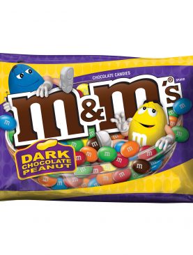 M&MÕS Dark Chocolate Peanut Candy Bag