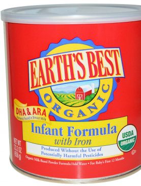 Earth's Best Baby Organic Infant Formula with Iron