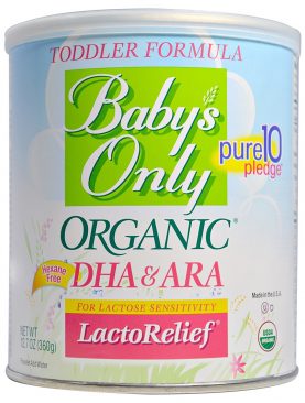 Baby's Only Organic LactoRelief with DHA & ARA Toddler Formula