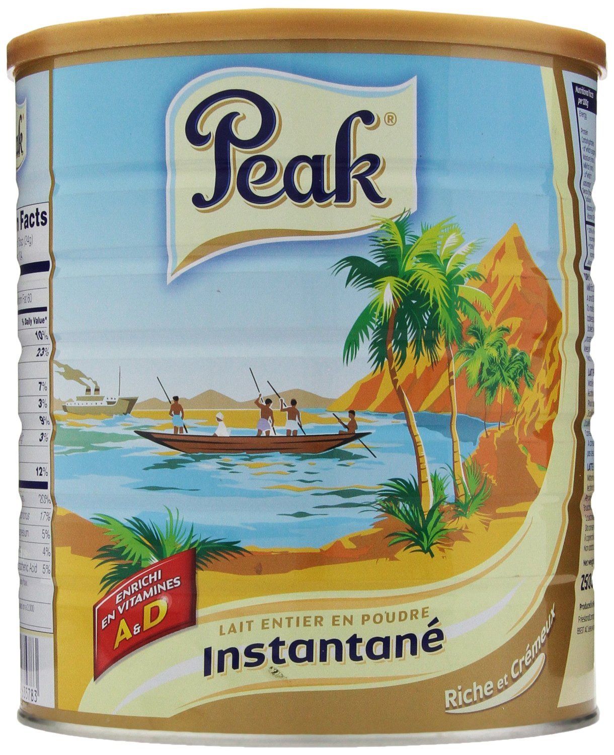 Peak Dry Whole Milk Rich & Creamy 2500g